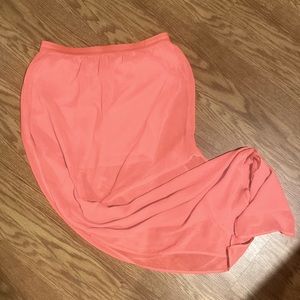 H&M mini skirt with tulle overlay